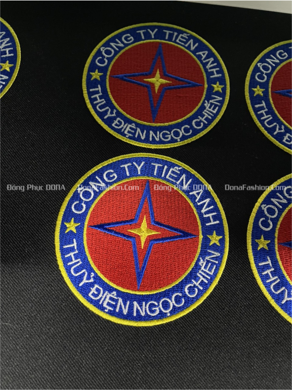 Thêu logo công ty ĐIỆN LỰC