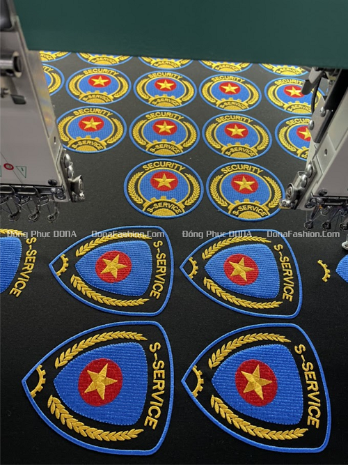 Thêu logo rời BẢO VỆ