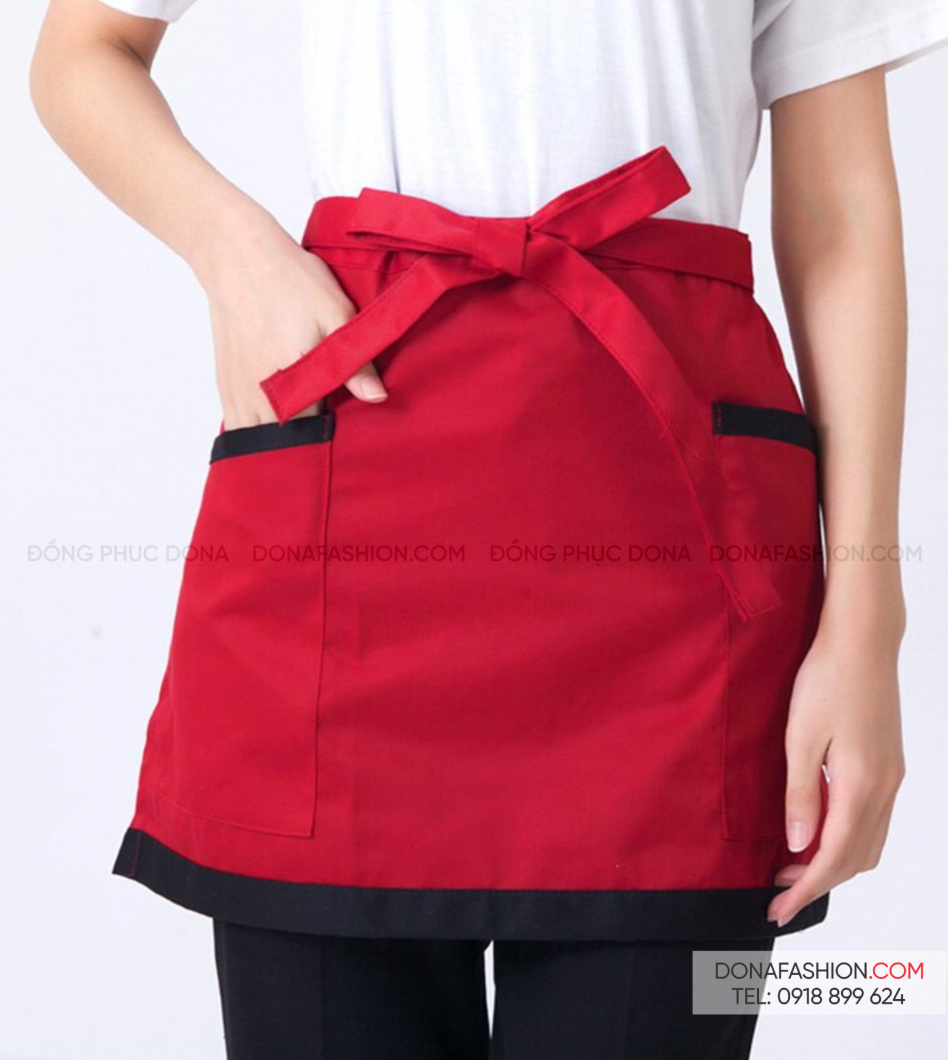 Tạp dề ngắn phối MẪU 01