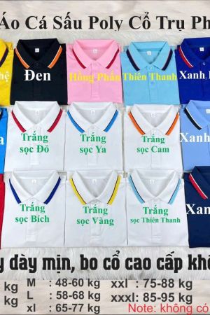 BST Polo poly mix 2 sọc