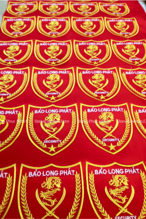 Thêu logo bảo vệ TVT02