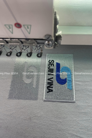 Thêu logo áo đồng phục bảo hộ