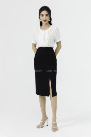 CHÂN VÁY XẺ TÚI MỔ