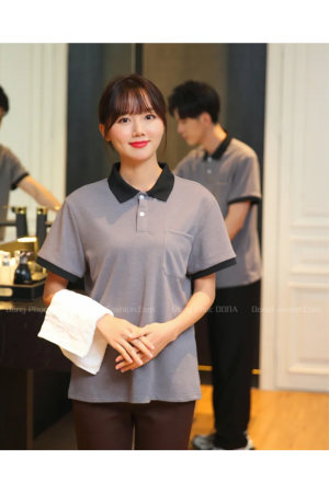 Đồng phục nhân viên NH, KS Mẫu 1